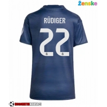 Ženske Nogometnih dresov Real Madrid Antonio Rudiger #22 Gostujoči 2025-26 Kratki rokavi